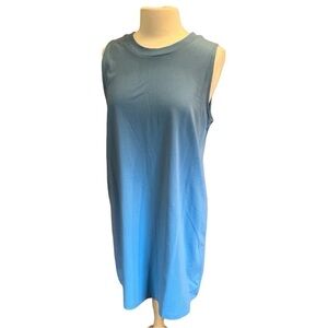 A New Day Tank Dress Pretty Blue Cotton Blend size XL​​​​​​​​​